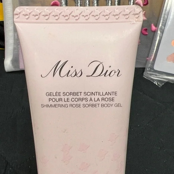 Dior Pink and Silver Cosmetic Pouch Set - Picture 3 of 5